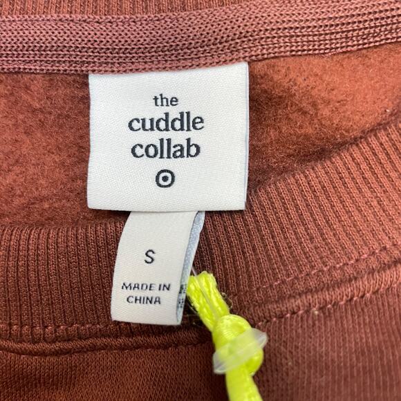 The Cuddle Collab Women's "best In Show" Crewneck Sweatshirt Brown Size Small - Picture 6 of 6